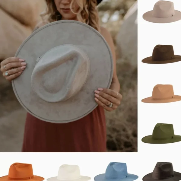 Vegan Suede Unisex Rancher Hat - Tan<Boutique Bonita Online