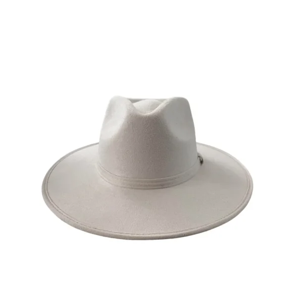 Vegan Suede Unisex Rancher Hat - Ivory<Boutique Bonita New