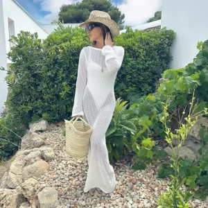 VENUS - White Knit Dress<Boutique Bonita Online